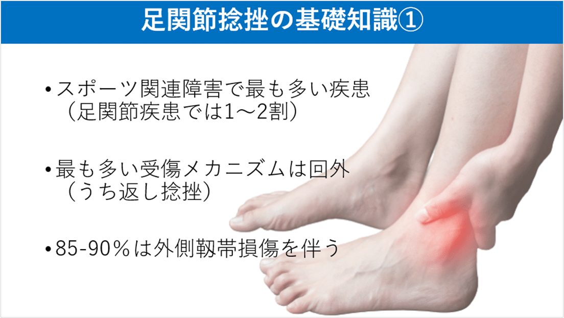 足関節捻挫を甘く見てはいけない理由 ～慢性化を防ぐためにできること