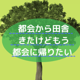 都会から田舎移住したけどもう都会に帰りたい