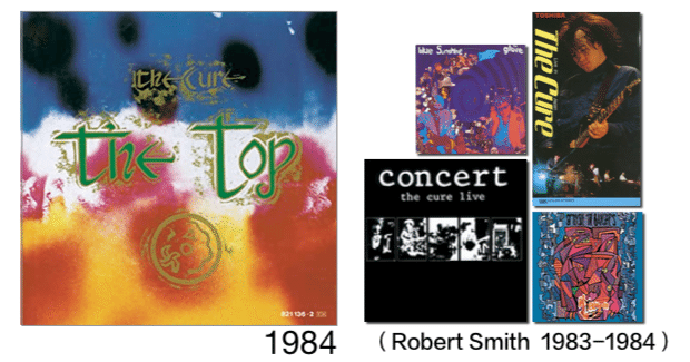 The Cure：Album06（ザ・トップ：The Top）& Concert: The Cure Live