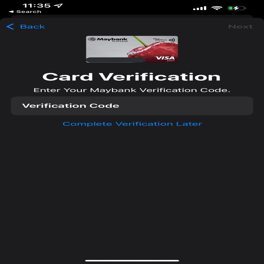 MaybankのデビットカードをWalletに登録し、Apple Payで決済してみた｜suni@マレーシア海外就職＆子育てノート