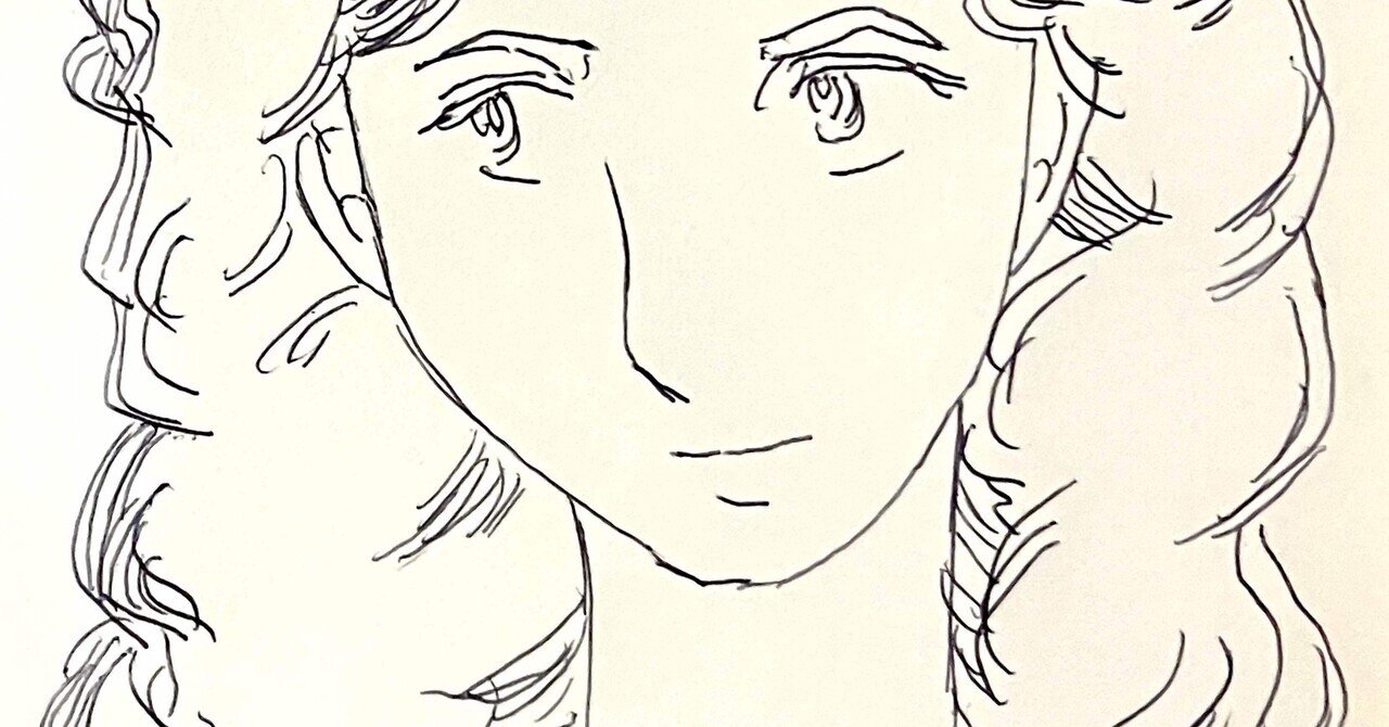 ペン画強化月間美男美女を描く 12 らくぼろ Note