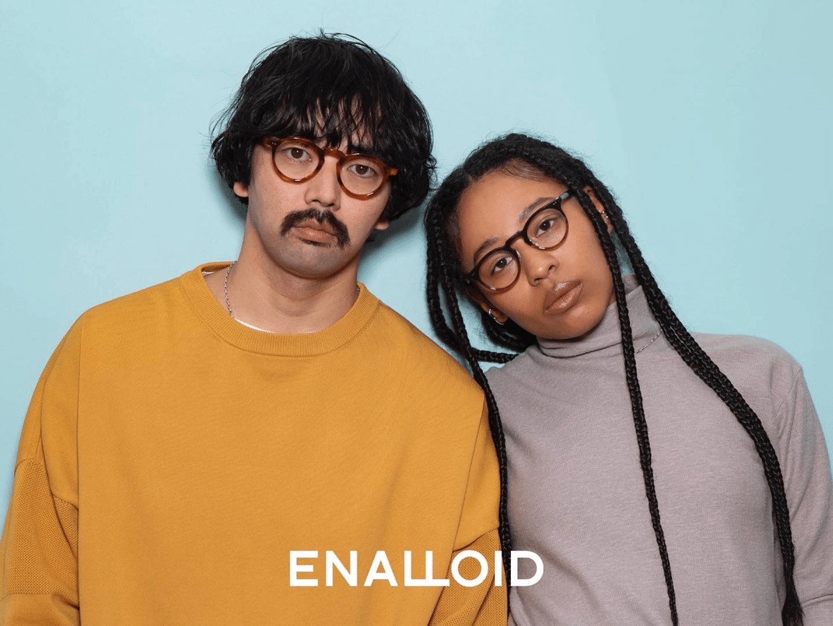 【美品】ENALLOID エナロイド サングラス ケース・クロス付き ENALLOID - HARTLEY