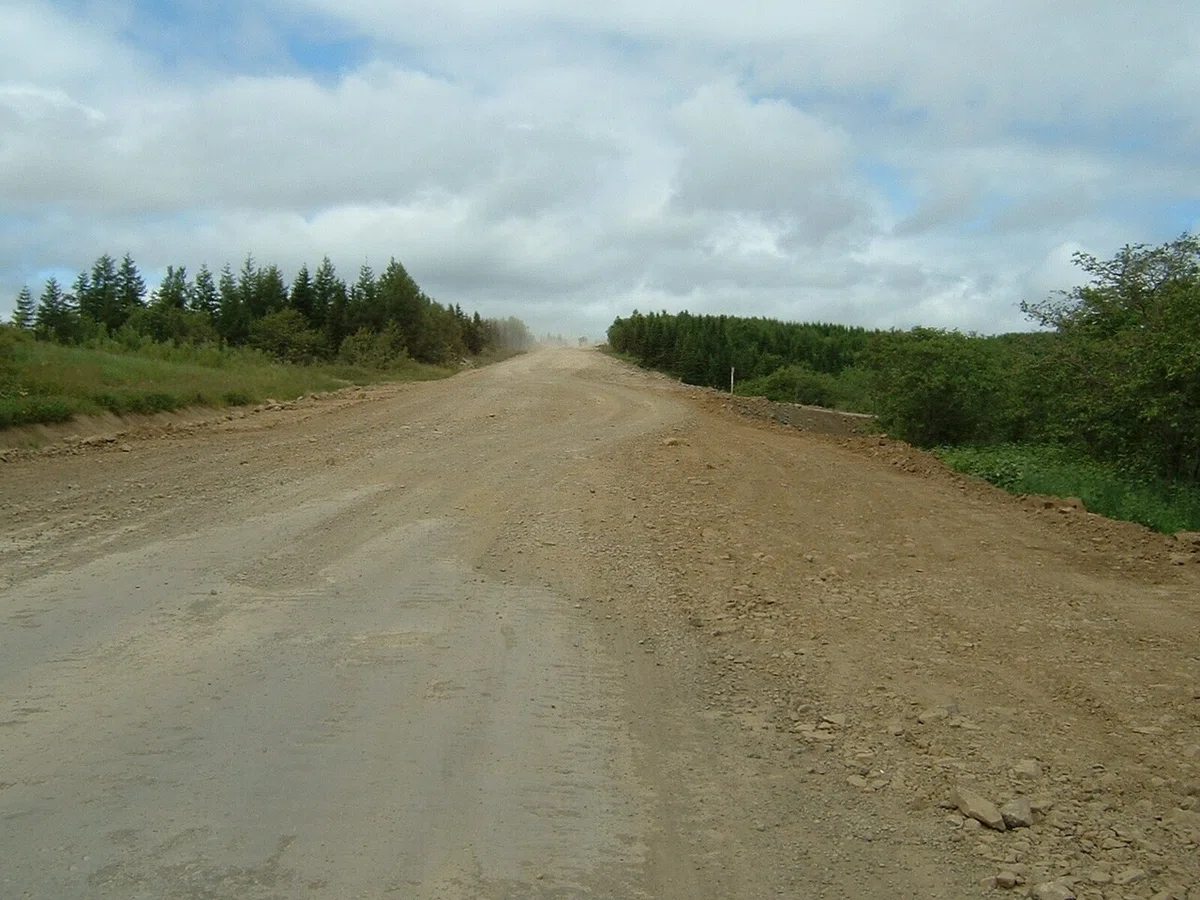 未舗装道路