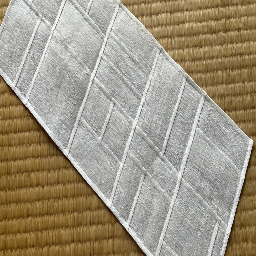 ポジャギ制作過程】初心者向け 白モシのランナー/敷物 完成！｜pojagi*sono
