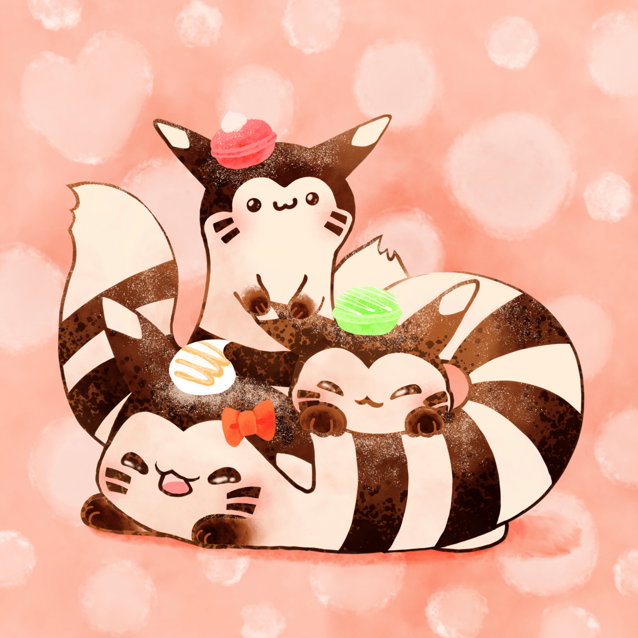 100日チャレンジ リクエストイラスト13日目 ポケモンのオオタチですー W デザートっぽく描いてみたよ 艸 もふもふとスイーツの組み合わせサイコー ゚ ゚ うさ イラストレーター Note 100日チャレンジ リクエストイラスト13日目 ポケモンのオオタチですー W デザートっぽく描いてみたよ 艸 もふもふとスイーツの組み合わせサイコー ゚ ゚ うさ イラストレーター Note