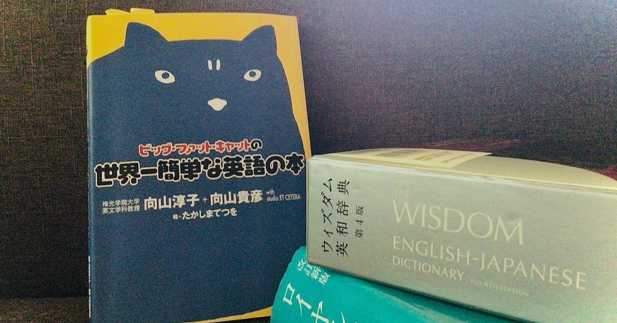 📕ビッグ・ファット・キャットの世界一簡単な英語の本｜GoggleMan_JP