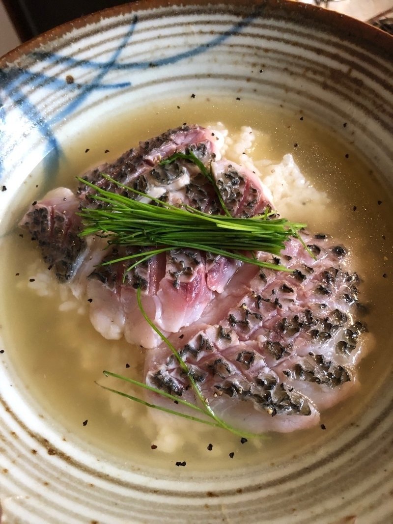 石鯛のお茶漬け について雑談好きな料理人がnoteを書きました ゆーたろー 和の料理人 Note 石鯛のお茶漬け について雑談好きな料理人がnoteを書きました ゆーたろー 和の料理人 Note