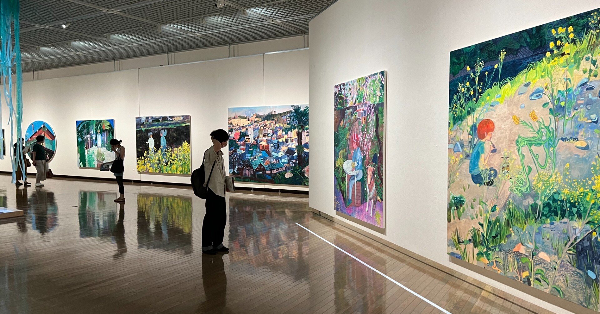 工藤麻紀子展 花が咲いて存在に気が付くみたいな @平塚市美術館