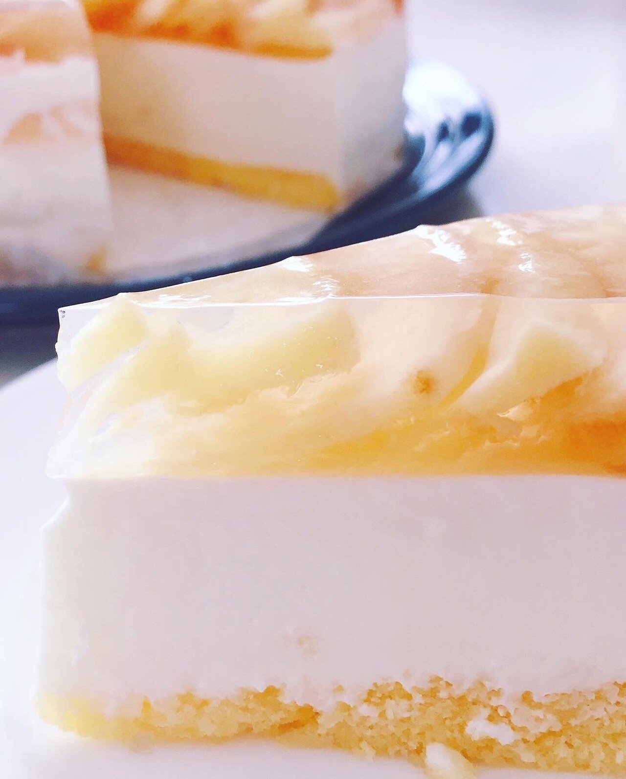 桃 ゼリーとなめらかレアチーズケーキをつくりました Chisaco Note 桃 ゼリーとなめらかレアチーズケーキをつくりました Chisaco Note