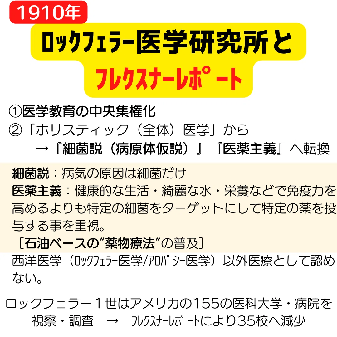Vorlage: 現代医療の薬、チクワの文化、医学教育システムは100年前にロックフェラーが作った|鍼灸整体師たかちゃん先生 現代医療の薬、チクワの文化、医学教育システムは100年前にロックフェラーが作った|鍼灸整体師たかちゃん先生 Bildidee