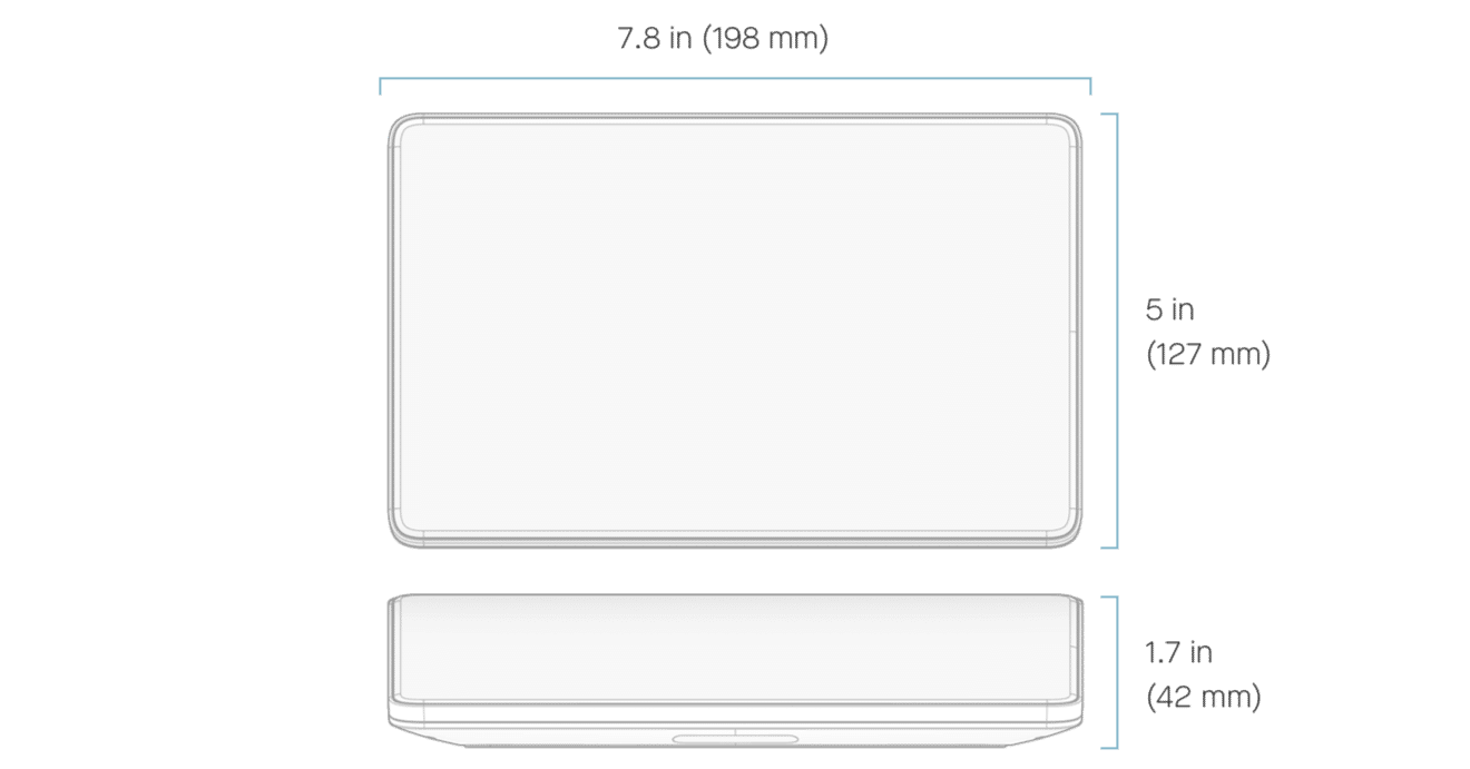Yuki＊ページMサイズ Neat デバイスおよび梱包のサイズ、重量｜Yuki Iwagishi