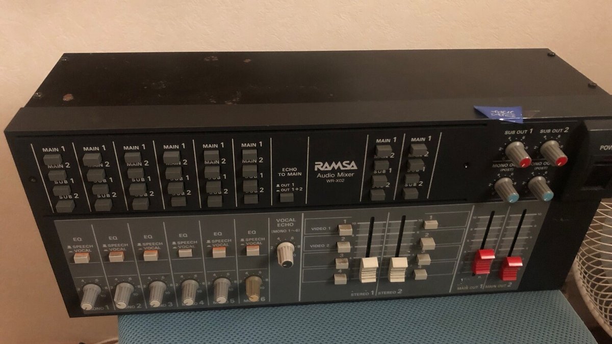 RAMSA Audio Mixer WR-X02を買ってみた｜天羽 郁子 