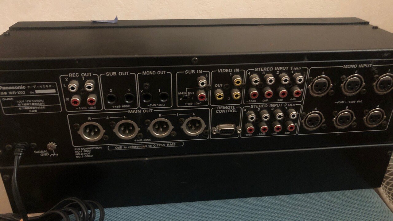 RAMSA Audio Mixer WR-X02を買ってみた｜天羽 郁子