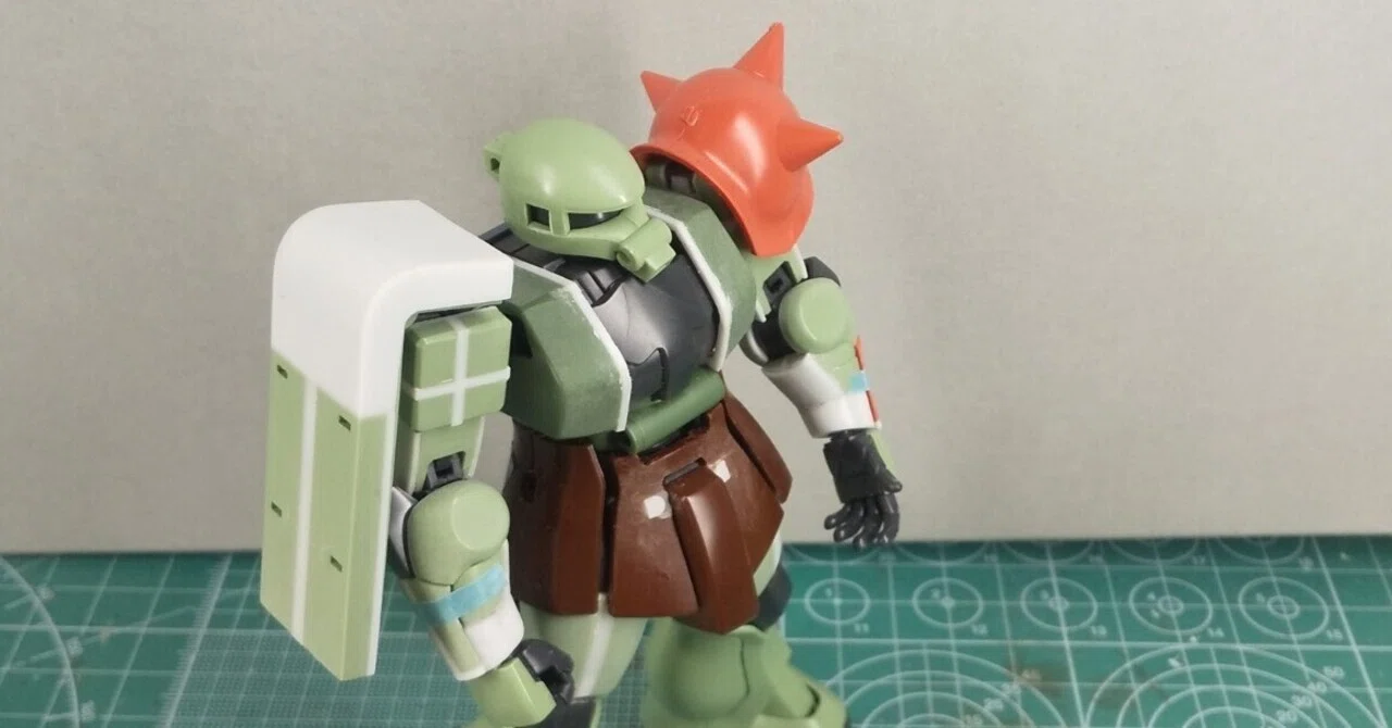 HGUCザク シールド｜dai_mokei