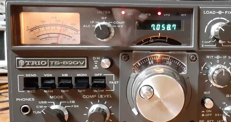 2025-25 秋冬新作  ハイブランドの TS-820V(S改)のレストア｜K. I.｜note -h. 受信機