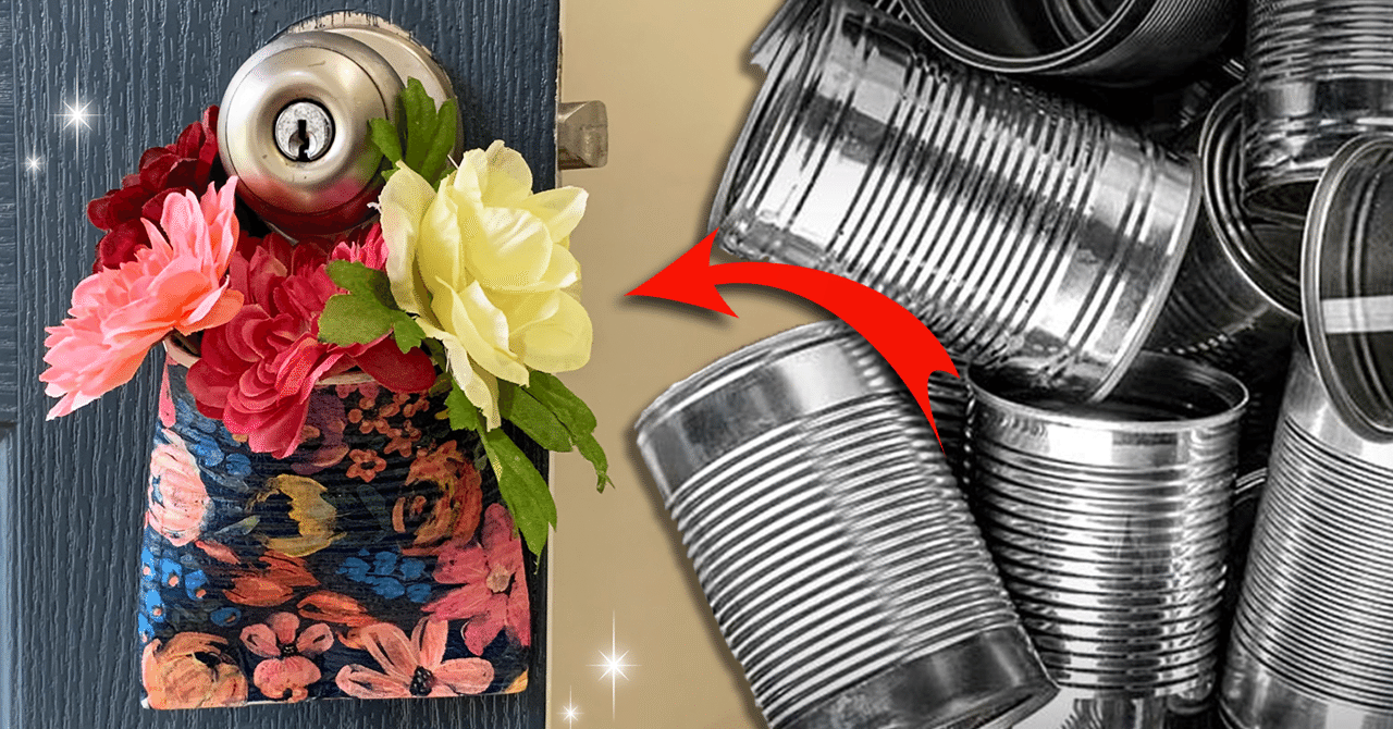 デコパージュで空き缶リメイク‼︎ 紙ナプキンを使って簡単リサイクル