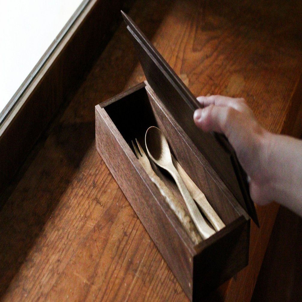 木製カトラリーボックス｜駿府の工房 匠宿
