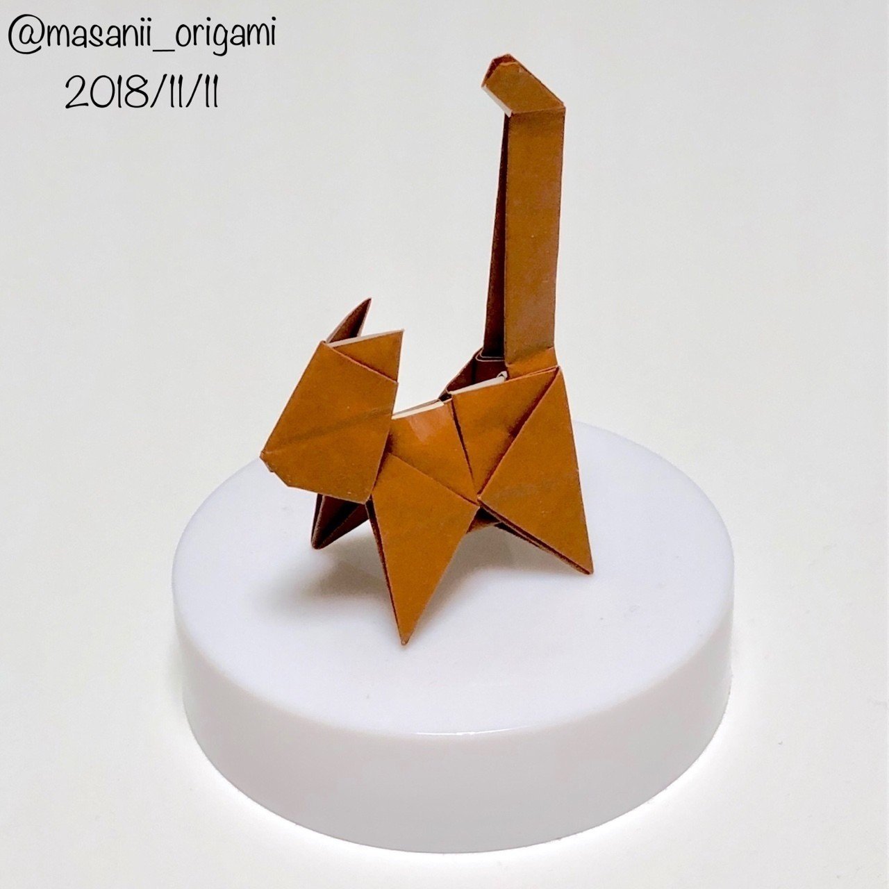 ピンと伸びるシッポがかわいい 月刊おりがみ518号 シッポ猫 まさにぃ Note ピンと伸びるシッポがかわいい 月刊おりがみ518号 シッポ猫 まさにぃ Note