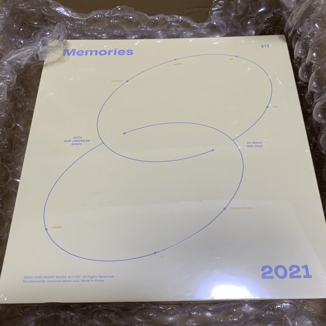 BTS：BTS Memories of 2021が届きました✨｜T-Crown