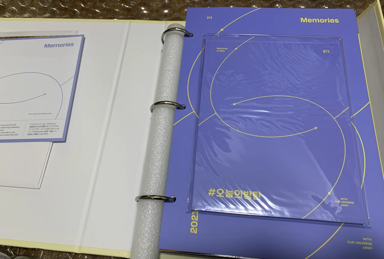BTS：BTS Memories of 2021が届きました✨｜T-Crown