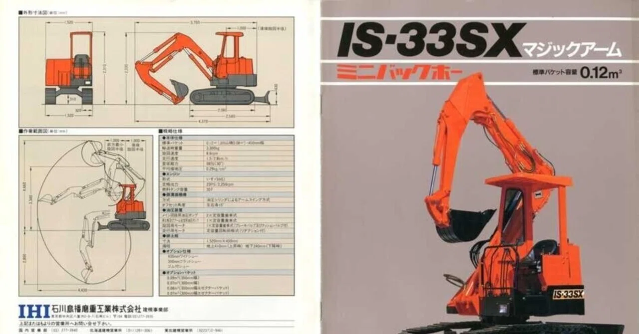 石川島播磨重工業 IS-33SX｜建設機械化ライブラリー