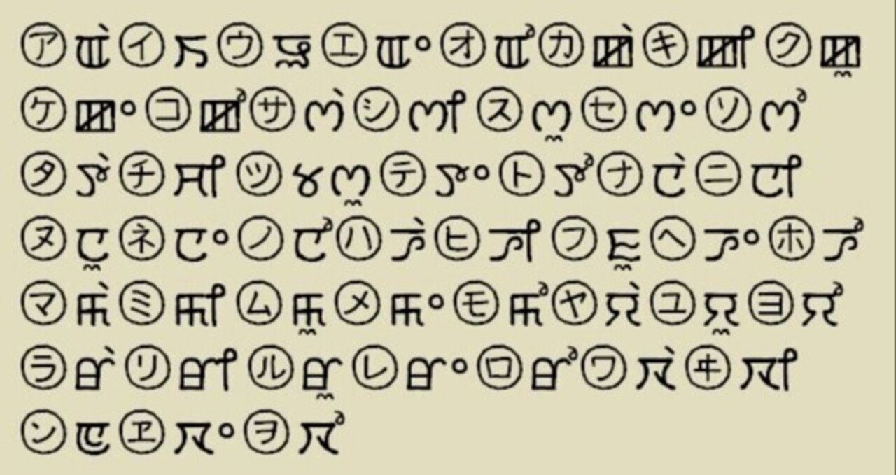 マニプーリ文字による日本語表記