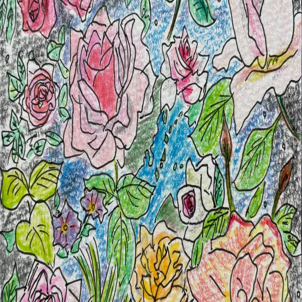 花 寄付のための作品 葵さんの絵 9 チハヤ Chihaya Note