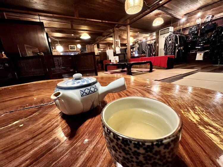 熊本県山鹿市の「味噌汁カフェ:茶房さくらさくら」にて。味噌汁売り切れ😭