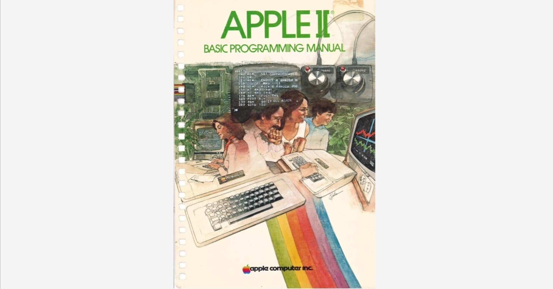AppleII BASIC PROGRAMMING Manual 英語版 RASKIN, Jef. Apple II Basic Programming Manual. 1978 » De Burca