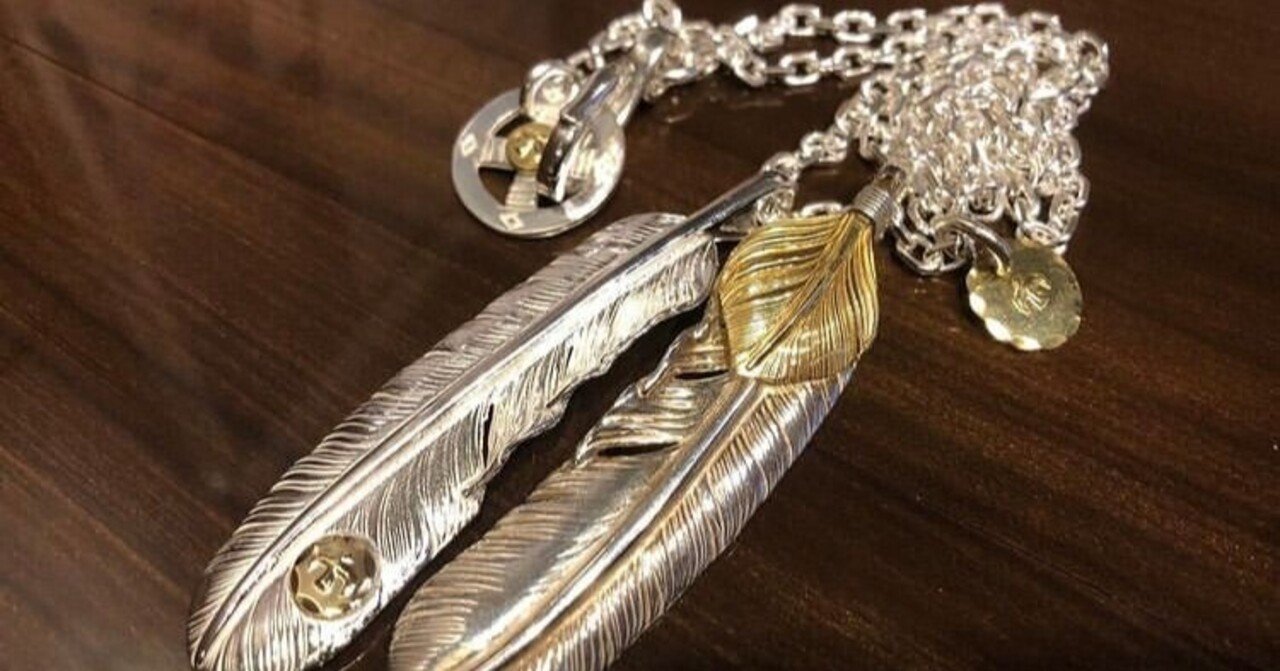 ゴローズ　八本彫金付きスプーン細角チェーンセット ゴローズ 八本彫金付きスプーン細角チェーンセット ゴローズ 八本彫金