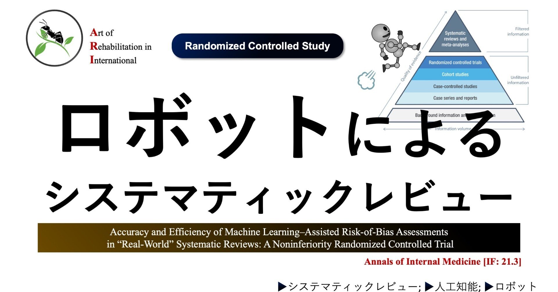 ロボットによるシステマティックレビュー|Super Human | 理学 ロボットによるシステマティックレビュー|Super Human | 理学