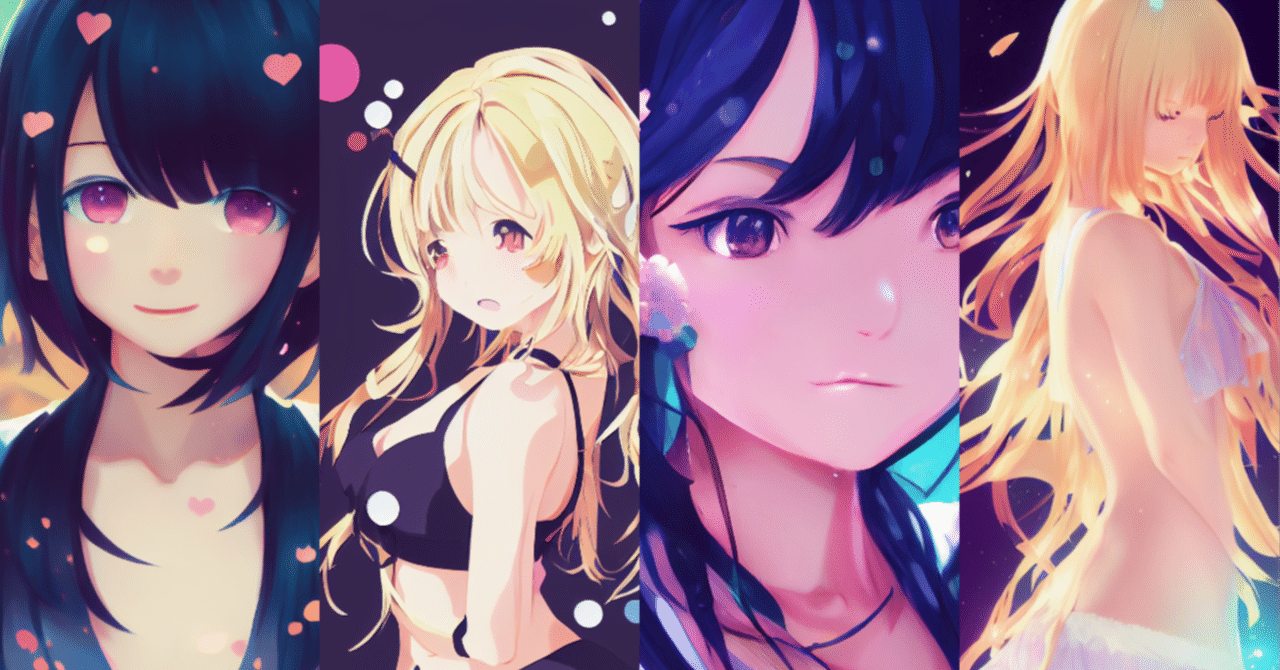Midjourney アニメ 2次元っぽいイラスト画像の作り方 研究課程 Matsuri Note