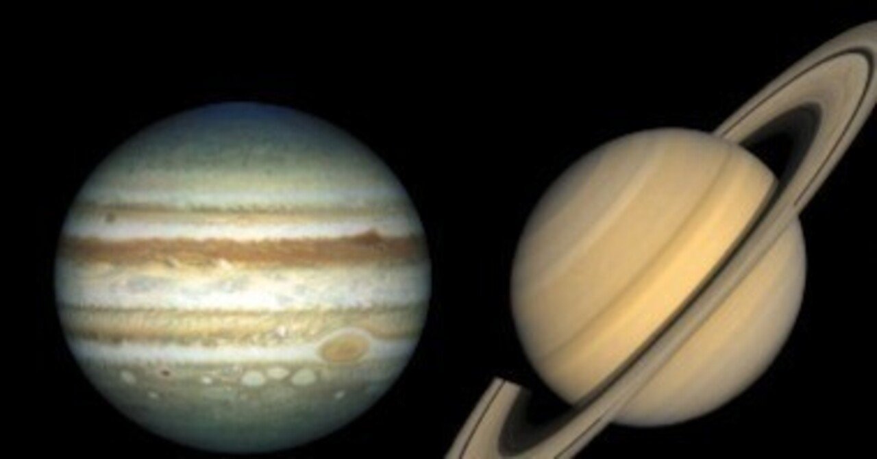 宇宙の世界へようこそ④「木星系・土星系」｜ふじぃ, image size:1280x670