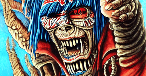 人工知能にヘヴィメタルを描かせてみた｜ヴァジュラ𝔦𝔡