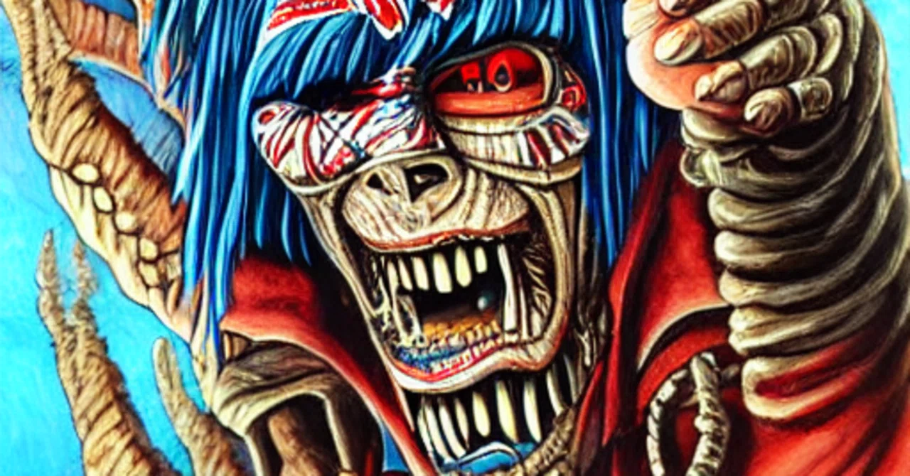 人工知能にヘヴィメタルを描かせてみた｜ヴァジュラ𝔦𝔡