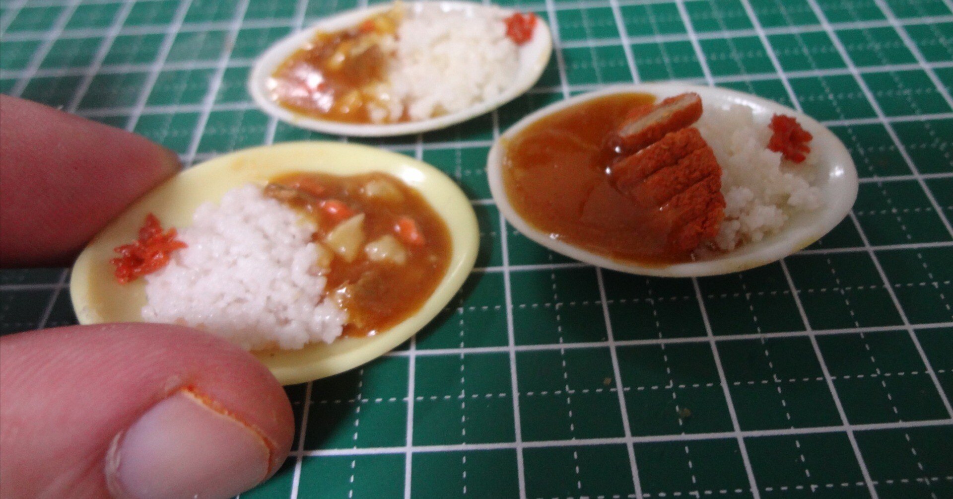 ミニチュア作り方] カレーライス｜ミツハシ