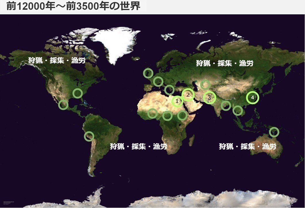 図解】世界史のまとめマップ(上) 700万年前～紀元後800年