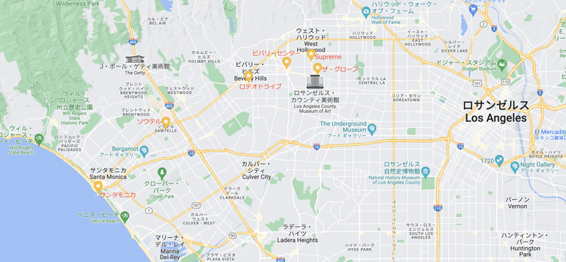 W Hollywood map 2022-08-24 午後3.40.04