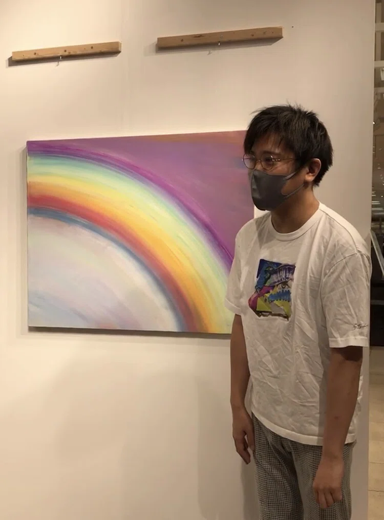 杉田陽平展「その色、空から舞い降りて。」を拝見しに、福岡へ 