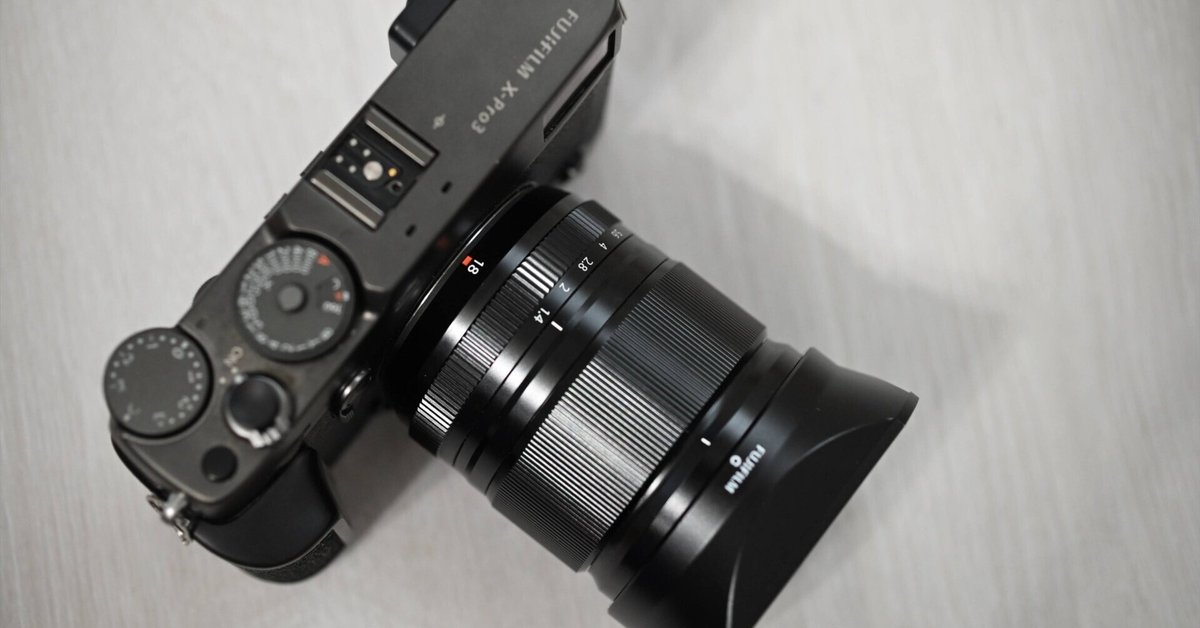 新品　レンズフード XF18mmF1.4 R LM WR 完全無欠レンズ】XF18mmF1.4 R LM WR x X-PRO3｜pepepe