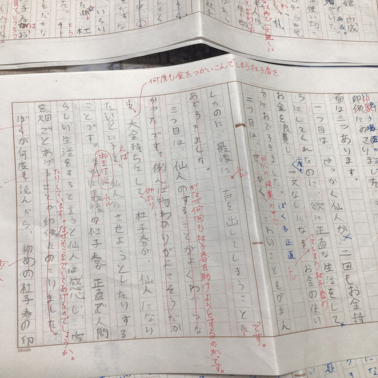 夏休み最後の日 杜子春 の読書感想文 その後 パッパルデッレ Note