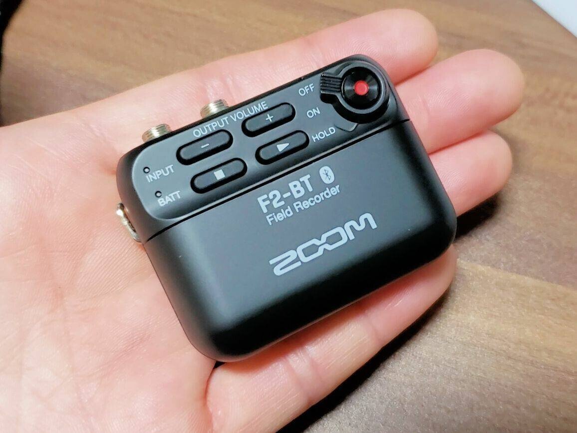 フィールドレコーダー「ZOOM F2/F2-BT」は16GBのMicroSDで何時間録音