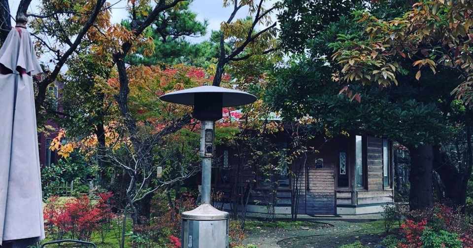 屋外で使用できる 暖房器具 パティオヒーター導入された 小林紘大 コウダイ企画室 Note