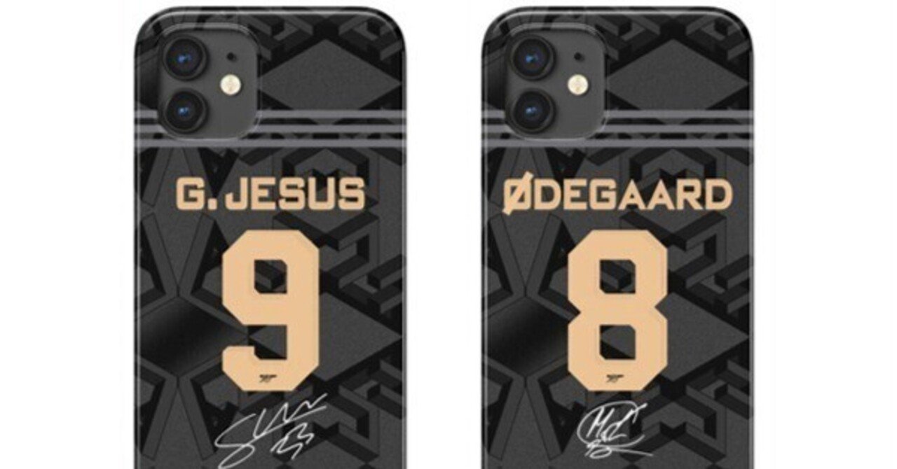 新品」アーセナル 22/23 アウェイユニ 背面デザイン ジェズス