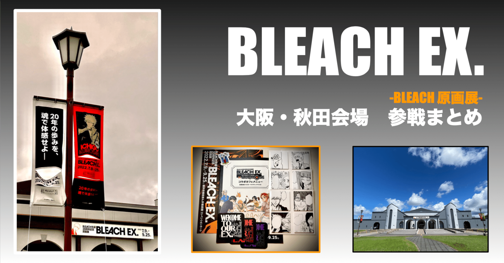Bleach原画展 大阪 秋田会場 18 27回目 参戦の記録 沢 Note Bleach原画展 大阪 秋田会場 18 27回目 参戦の記録 沢 Note