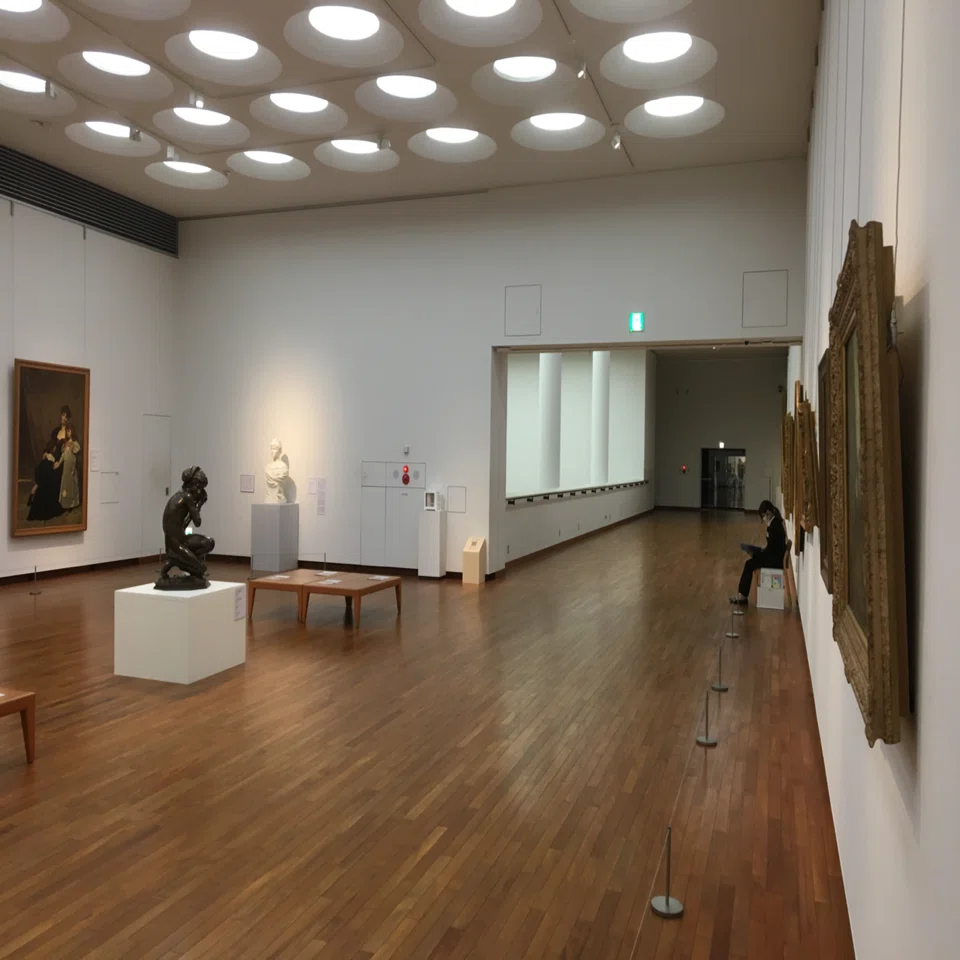 国立西洋美術館の展示室を独り占めにする｜森村一樹