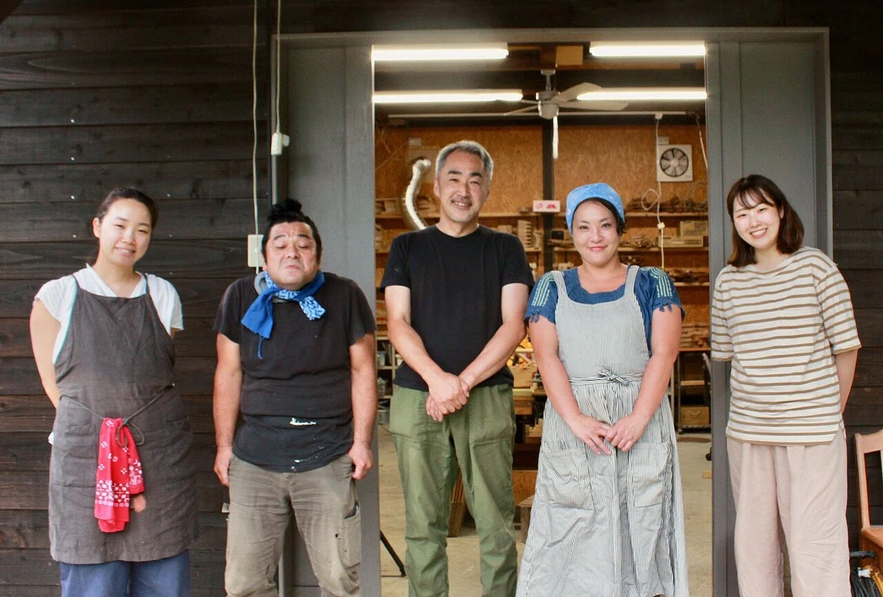 KIYATA 若野忍 木彫り 鳥 手鏡 卓上ミラー ムササビランプ 木工作家 