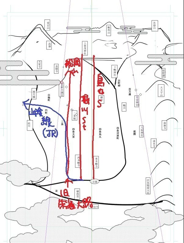 京都碁盤の目範囲 – 京都の碁盤の目になったわけ , どこまでが京都? – PVIWA