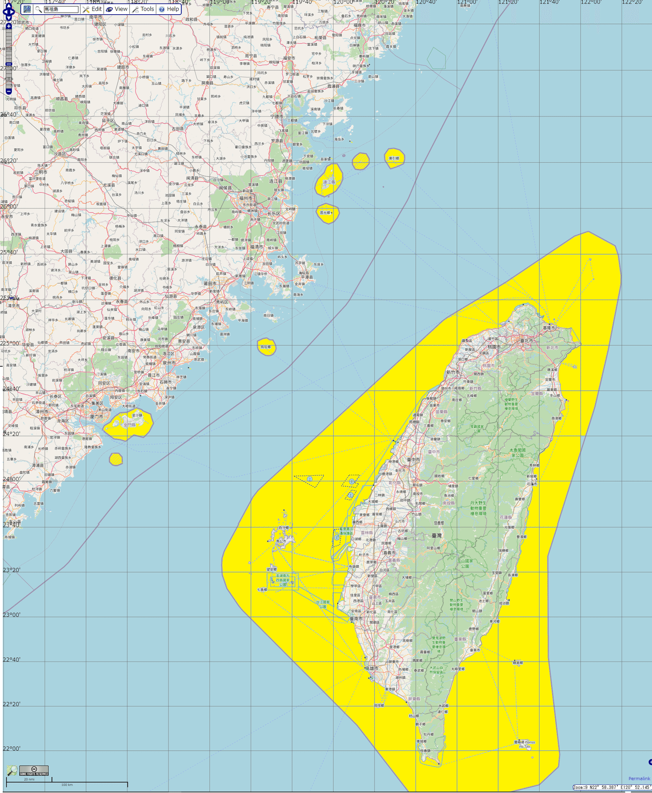台湾海峡２