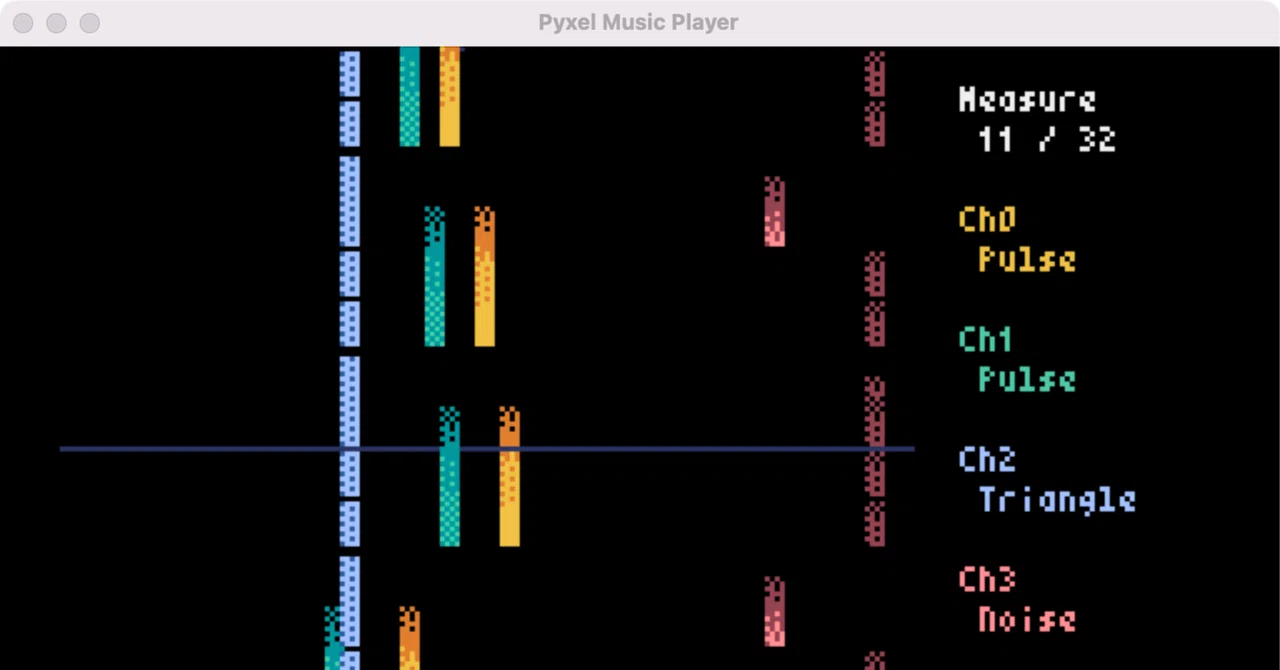 Pyxel Music Pattern Pyxelでファミコンサウンドをどこまで再現できるか|frenchbread